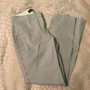 Express Seeersucker columnist  ankle pants size 00